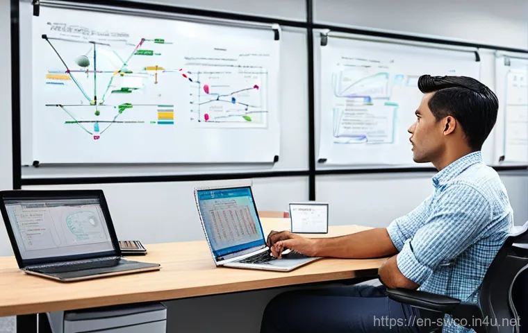 수영강사 이직 준비 방법 - **Prompt:** A diverse group of young adults, led by a dynamic female professional in her late 20s, a...